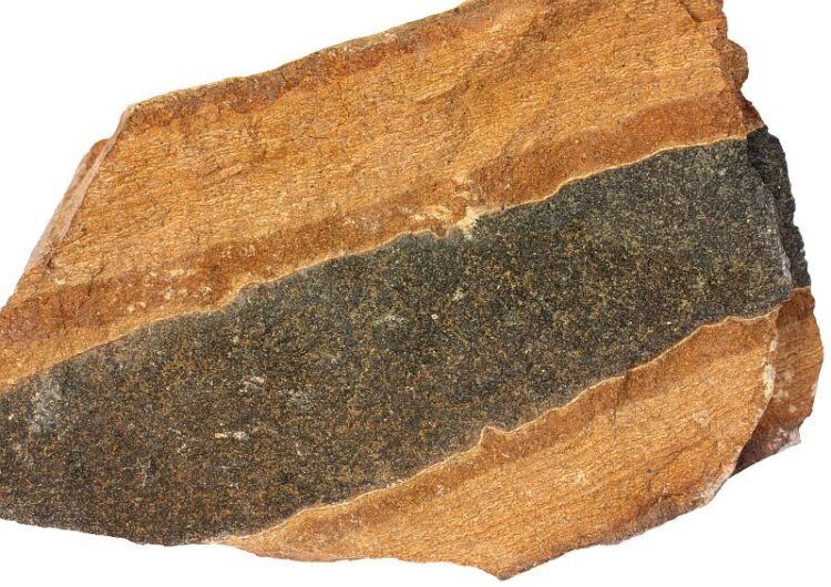 Weathering rinds of peridotite