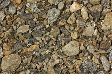 sand composed of rock fragments