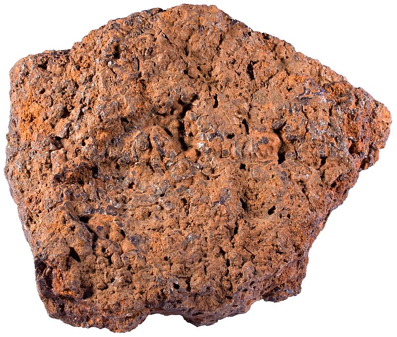 Bog iron. Width of sample 14 cm.