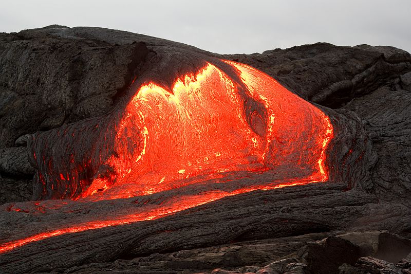 Lava flow in Hawaii