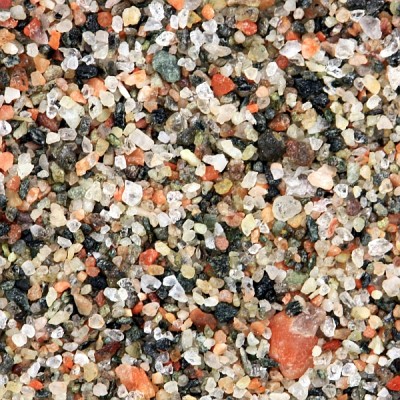 Immature feldspar sand