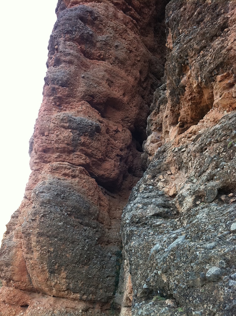 Conglomerate outcrop